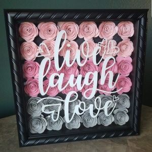 Personalized Shadow Flower Box
